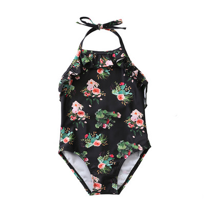 Laste värviline täisujumistrikoo tüdrukutele