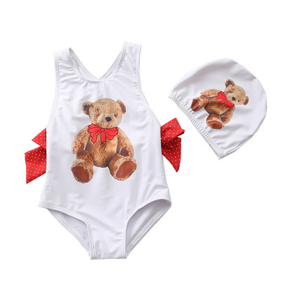 Laste värviline täisujumistrikoo tüdrukutele