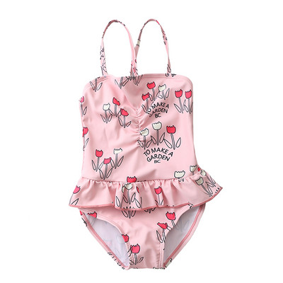 Laste värviline täisujumistrikoo tüdrukutele