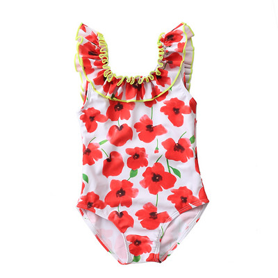 Laste värviline täisujumistrikoo tüdrukutele