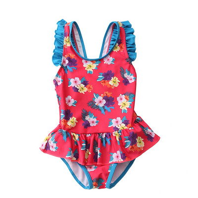 Laste värviline täisujumistrikoo tüdrukutele