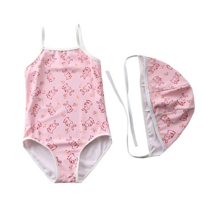 Laste värviline täisujumistrikoo tüdrukutele