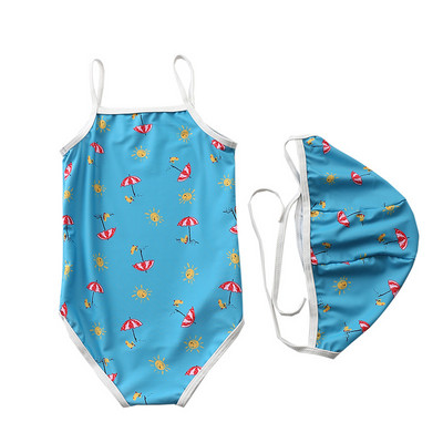 Laste värviline täisujumistrikoo tüdrukutele