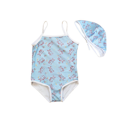 Laste värviline täisujumistrikoo tüdrukutele