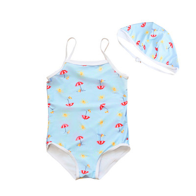 Laste värviline täisujumistrikoo tüdrukutele