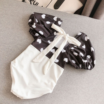 Cijeli kupaći kostim za djevojčice s vezicama na leđima