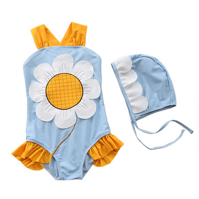 Lillega laste täisujumistrikoo tüdrukutele