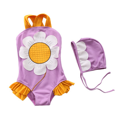 Lillega laste täisujumistrikoo tüdrukutele