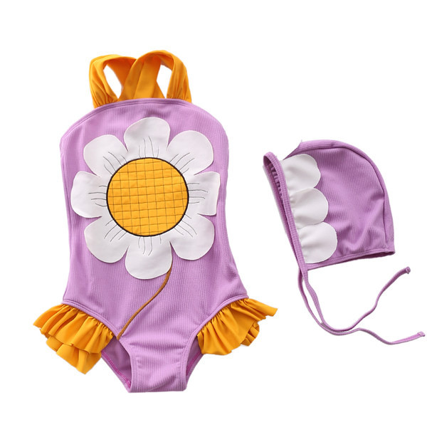 Lillega laste täisujumistrikoo tüdrukutele