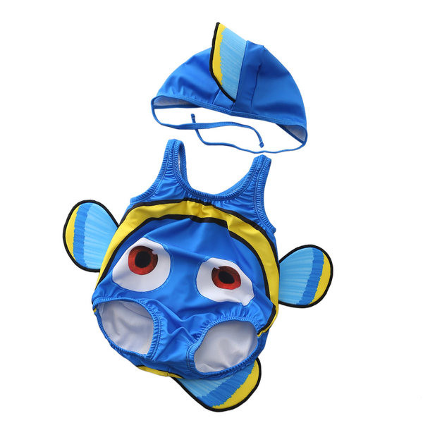 Dječji cijeli kupaći kostim s aplikacijom za djevojčice i dječake