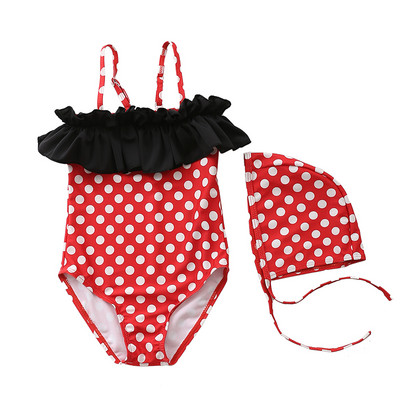 Peenikeste rihmadega täisujumistrikoo tüdrukutele