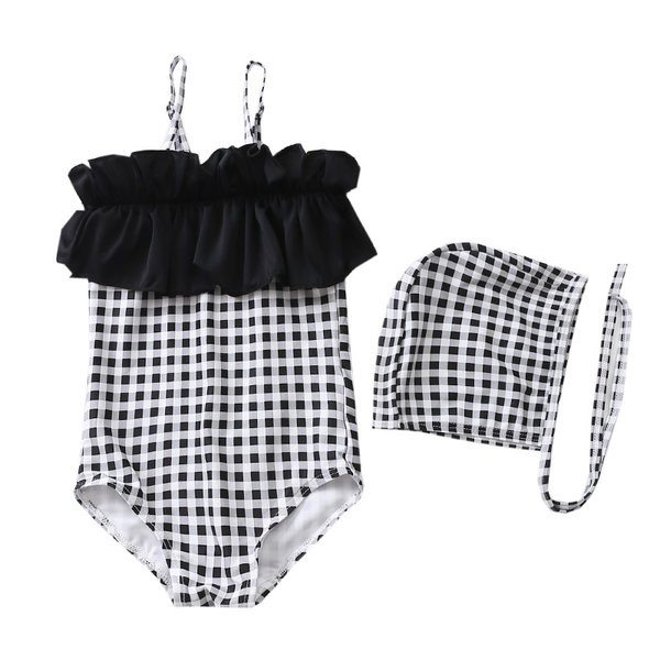 Peenikeste rihmadega täisujumistrikoo tüdrukutele