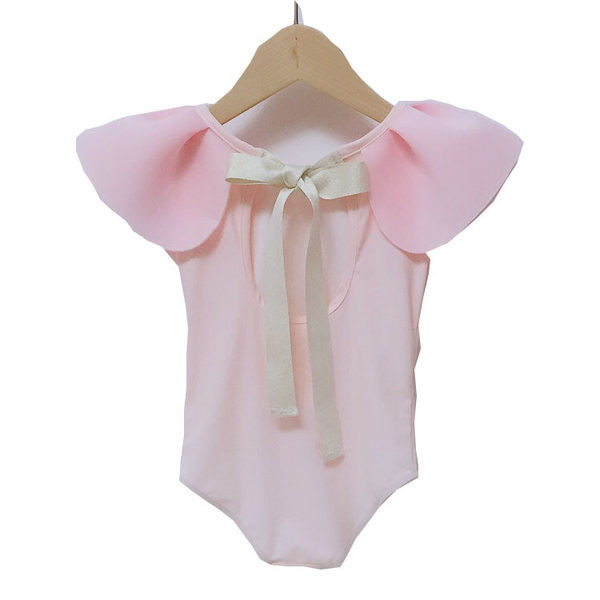 Dječji cijeli kupaći kostim za djevojčice s golim leđima