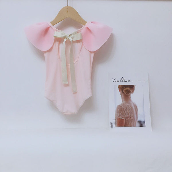 Dječji cijeli kupaći kostim za djevojčice s golim leđima