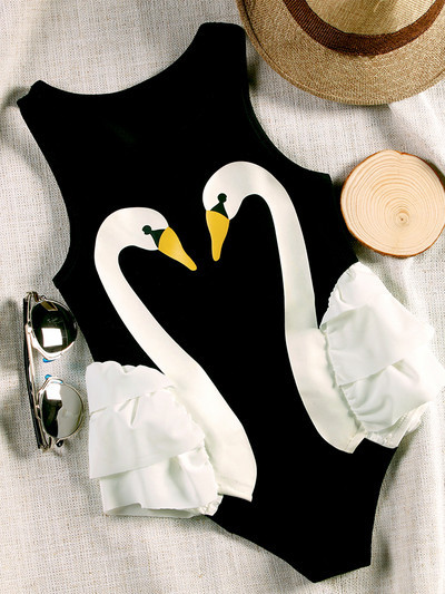 Uue mudeli lokkide ja luigeaplikatsiooniga täisujumistrikoo