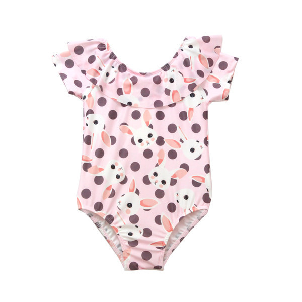 Dječji kupaći kostim u ružičastoj boji