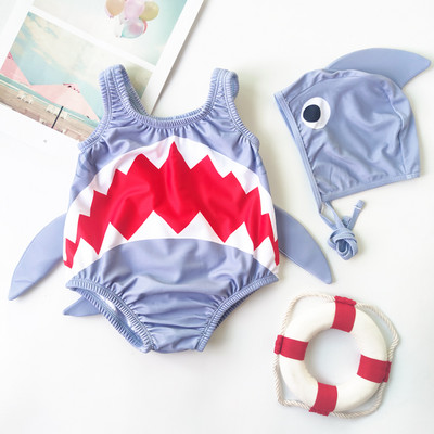 3D-elemendiga laste täisujumistrikoo tüdrukutele