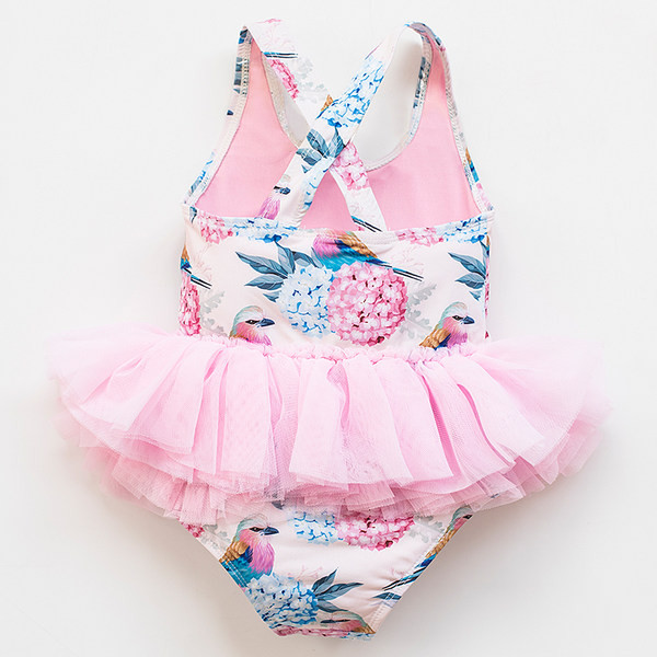 Krāsains peldkostīms ar tillu meitenēm