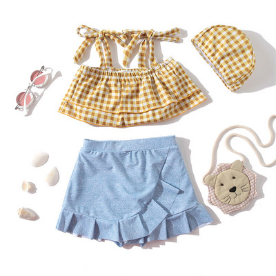 Dječji dvodijelni kupaći kostim za djevojčice