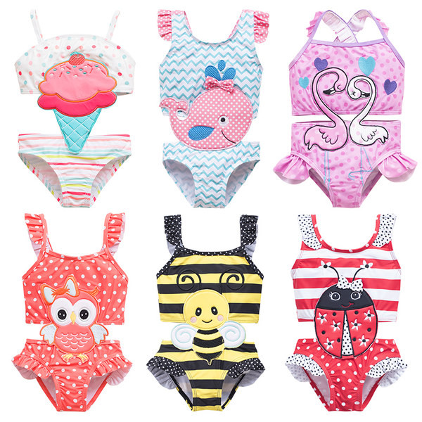 Moderni kupaći kostim za djevojčice - nekoliko modela