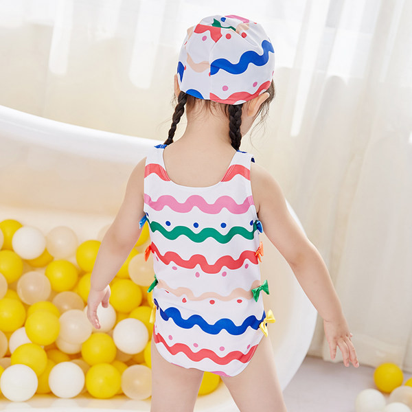Šareni dječji kupaći kostim za djevojčice