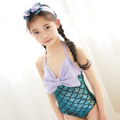 Laste täielik ujumistrikoo õhukese rihma ja paelaga