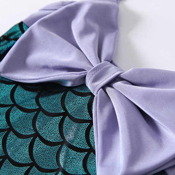 Laste täielik ujumistrikoo õhukese rihma ja paelaga