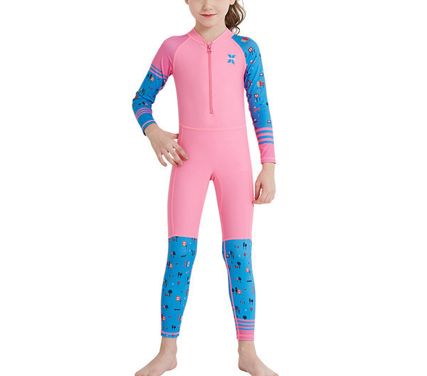 Dječji kupaći kostim za sunčanje s patentnim zatvaračem za djevojčice i dječake