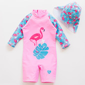 Uue mudeli flamingo aplikatsiooniga täisujumistrikoo