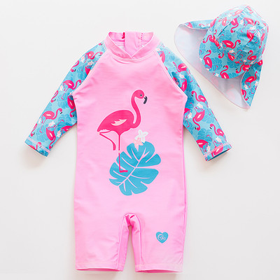 Uue mudeli flamingo aplikatsiooniga täisujumistrikoo