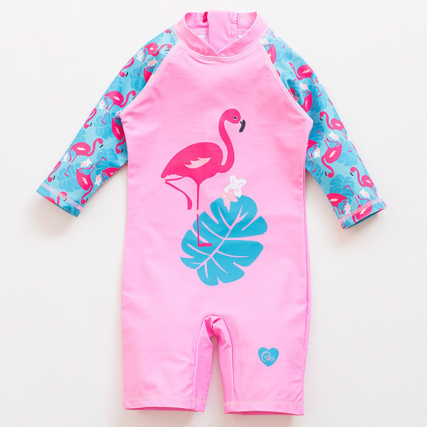 Uue mudeli flamingo aplikatsiooniga täisujumistrikoo