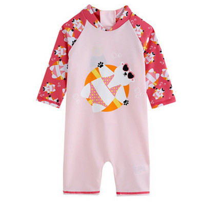 Παιδικό ολόσωμο μαγιό με απλικέ για κορίτσια και αγόρια σε δύο χρώματα