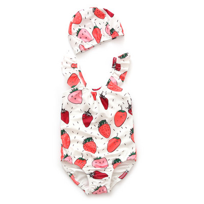 Dječji kupaći kostim s aplikacijom - za djevojčice