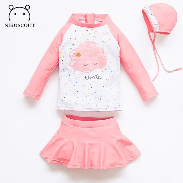 Αντηλιακό παιδικό μαγιό σε δύο μέρη για κορίτσια