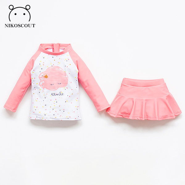 Αντηλιακό παιδικό μαγιό σε δύο μέρη για κορίτσια