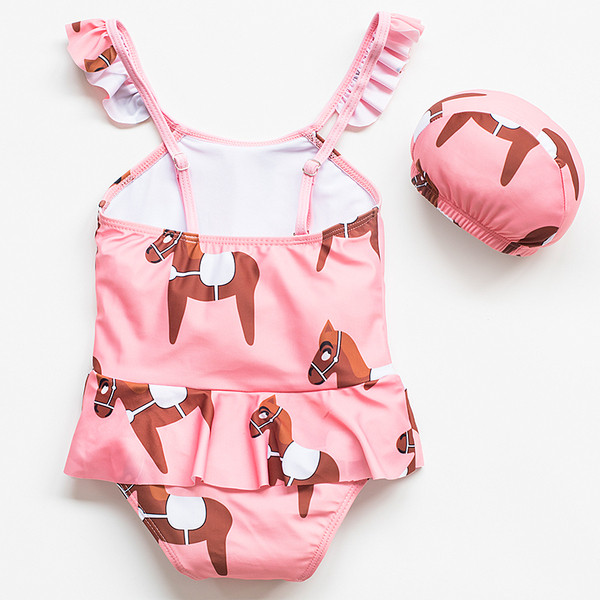 Νέο μοντέλο παιδικό μαγιό με λεπτούς ιμάντες για κορίτσια