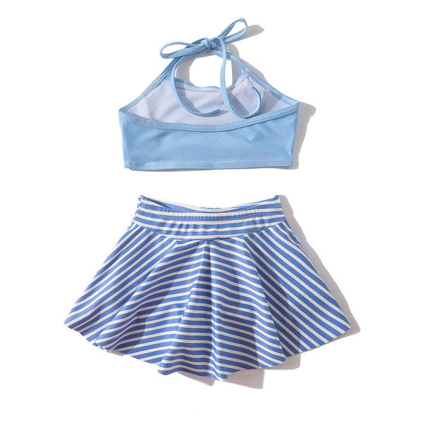 Kaheosaline õhukeste rihmadega ujumistrikoo tüdrukutele