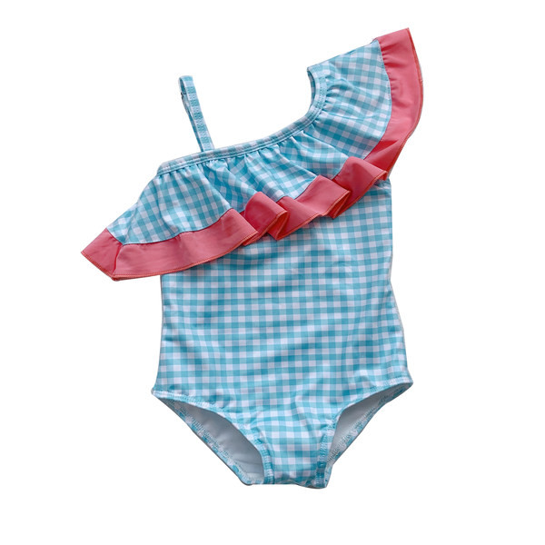 Terve ruuduline kostüüm lokkidega