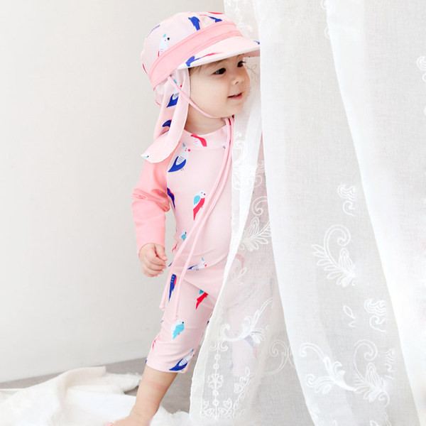 Mustrilise mustriga laste pikkade varrukatega päikesekreem