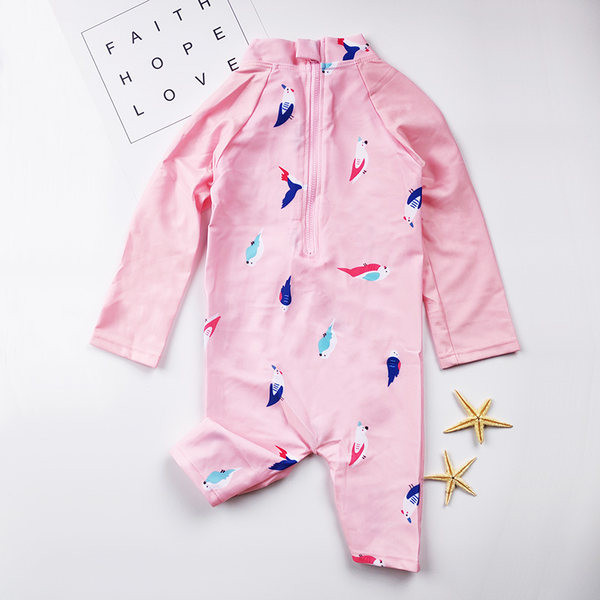 Mustrilise mustriga laste pikkade varrukatega päikesekreem