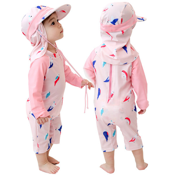 Mustrilise mustriga laste pikkade varrukatega päikesekreem