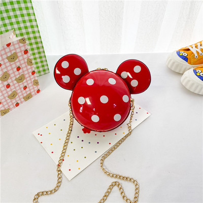 Stiilne laste mini ümmargune kott tüdrukutele