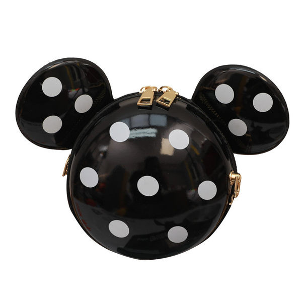 Stiilne laste mini ümmargune kott tüdrukutele