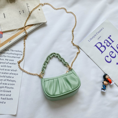 Elegantna dječja torba s kratkom i dugom ručkom jednobojnog modela