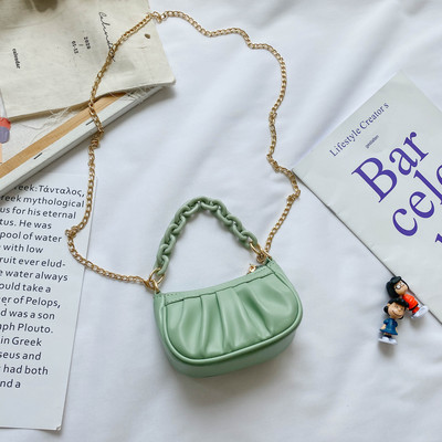 Elegantna dječja torba s kratkom i dugom ručkom jednobojnog modela