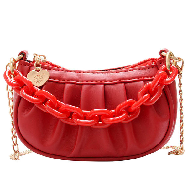 Elegantna dječja torba s kratkom i dugom ručkom jednobojnog modela