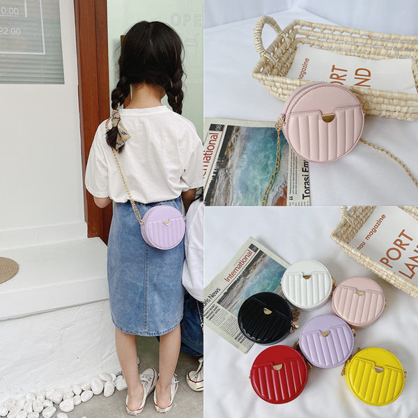 Κομψή παιδική τσάντα με μακρύ λαβή απλό μοντέλο για κορίτσια