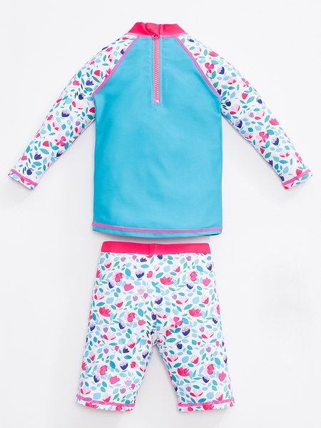Šareni dvodijelni kupaći kostim za djevojčice