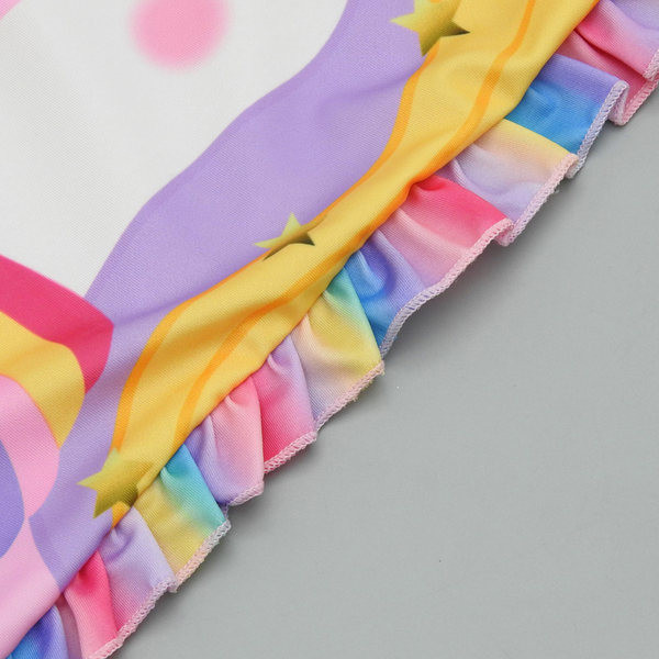 Детски розов бански костюм подходящ за момичета