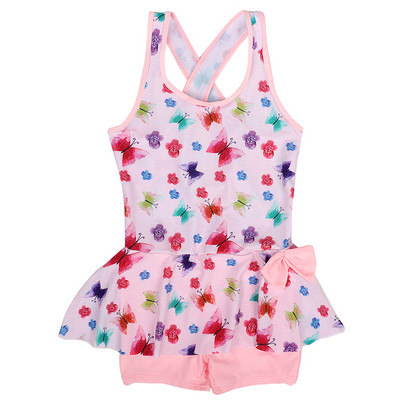 Παιδικό πολύχρωμο μαγιό με κορδέλα για κορίτσια